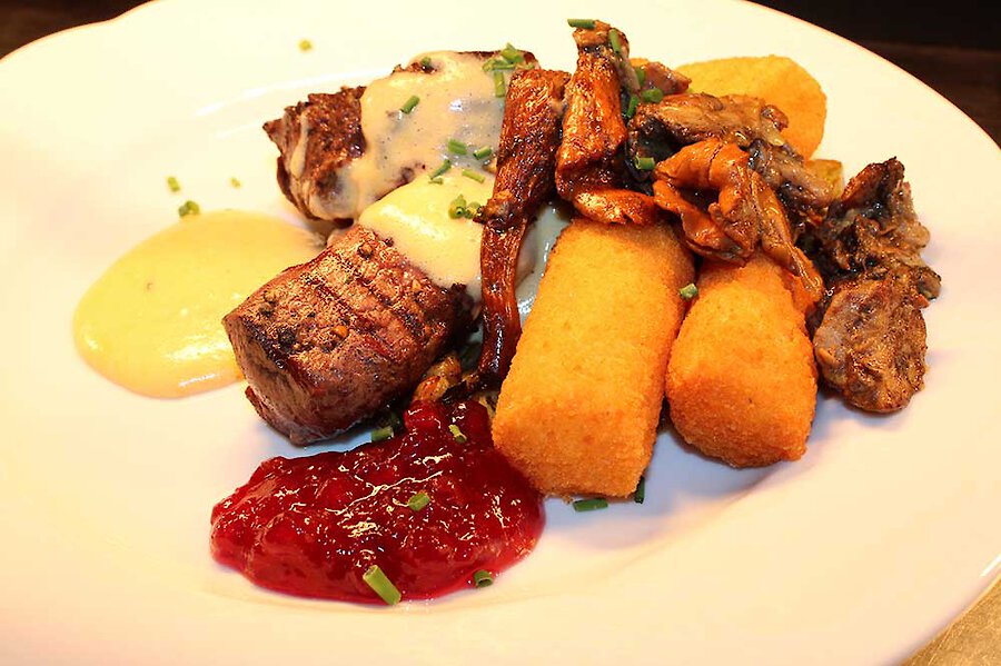 Hauptgericht Gourmet Hotel in Bayern